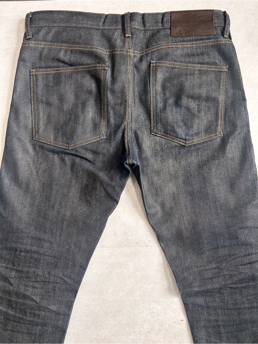 Naked & Famous Super Guy Left Hand Twill Selvedge Jeans Sz 38 Raw Denim - Picture 7 of 16